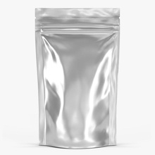 stand up pouch v3 3d 3ddh bag case coffee container cooked doypack foil food gym kitchen lock model packaging plastic refill sachet shop sweet wrapper zipper 3d print model - Mito3D