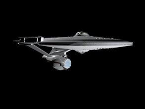 star trek enterprise stella aeromobili 3d print model - Mito3D