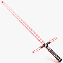 star wart kylo ren lightsaber used 3d molier 3ds apprentice blade crossguard energy glow international laser model power realistic red saber sidious starwars sword use vented vray warts weapon 3d print model - Mito3D
