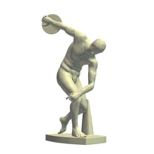 statua v1 myron eleutherae statue busti stampabile lowpoly 3d print model - Mito3D