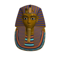 heykel v1 tutankhamuns ölüm maske eserler yazdırılabilir lowpoly 3d print model - Mito3D