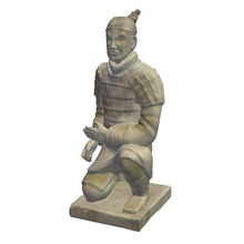 statue v2 terracotta army 3 statues busts printable lowpoly 3d print model - Mito3D