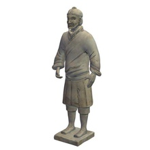 estátua v2 terracota exército 2 estátuas bustos printable lowpoly estátuas, 3d print model - Mito3D