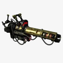 steampunk gun blender cycle fi gamemodel kharichev kirill model principled rifle sci scifi weapon 3d print model - Mito3D