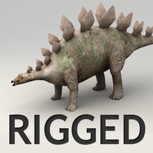 stegosaurus lowpoly manipuliert Tier animierte armadillo Rüstung Ungeheuer Kreaturen Krokodil dino Dinosaurier horn jurassic kvakling die Eidechsen Modell monster Reptilien rig triceratops 3d print model - Mito3D