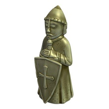 stone chess bishop side v2 white toys printable lowpoly 3d print model - Mito3D