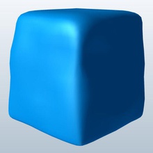piedra de heces v1 taburete muebles imprimible lowpoly 3d print model - Mito3D