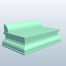 piedra trono de sri lanka v1 el muebles imprimible lowpoly 3d print model - Mito3D