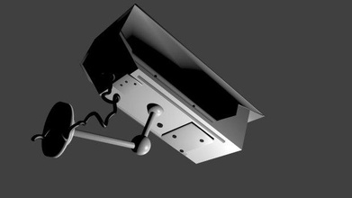 street camera security cam view electronics 3d print model - Mito3D