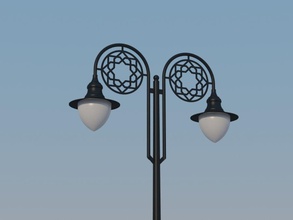 5 sokak ışık antika mimari mimarlık şehir dragman elemanları dış moda hall lamba lambasına fener model eski otopark post yol 3d print model - Mito3D