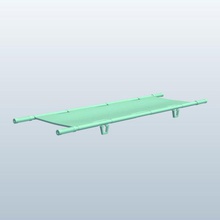 stretcher v3 transportation printable lowpoly 3d print model - Mito3D
