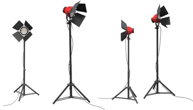 studio luce architettura la fotocamera arredamento mobili lampada modello film fotografia rapide scena stage studios tv 3d print model - Mito3D