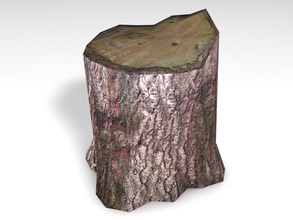 stump 01 3d bark branch dead detail forest lower lumber meadow model moss nature old plant poly props rfj stub timber tree trunk wood wooden 3d print model - Mito3D