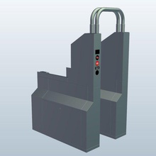 metropolitana turnstyle v1 nyc la architettura stampabile lowpoly 3d print model - Mito3D