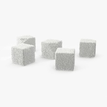 cubes de sucre des bonbons café collection cuits cube boire les aliments modèle royalmix la sauce le doux thé blanc 3d print model - Mito3D