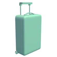 suitcasemedium v1 Koffer medium Container bedruckbar ist lowpoly 3d print model - Mito3D