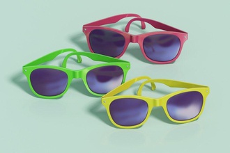 güneş gözlüğü aksesuarlar 3d aksesuar karakter kıyafetler cam model ringo83 3d print model - Mito3D