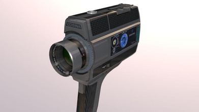 super 8 film kamera 8mm analog animasyon siyah video cine toplama cosina dijital elektronik jr lens marchesi model hareket osvaldo rec kayıt kaydedici retro süper tech vintage zoom 3d print model - Mito3D