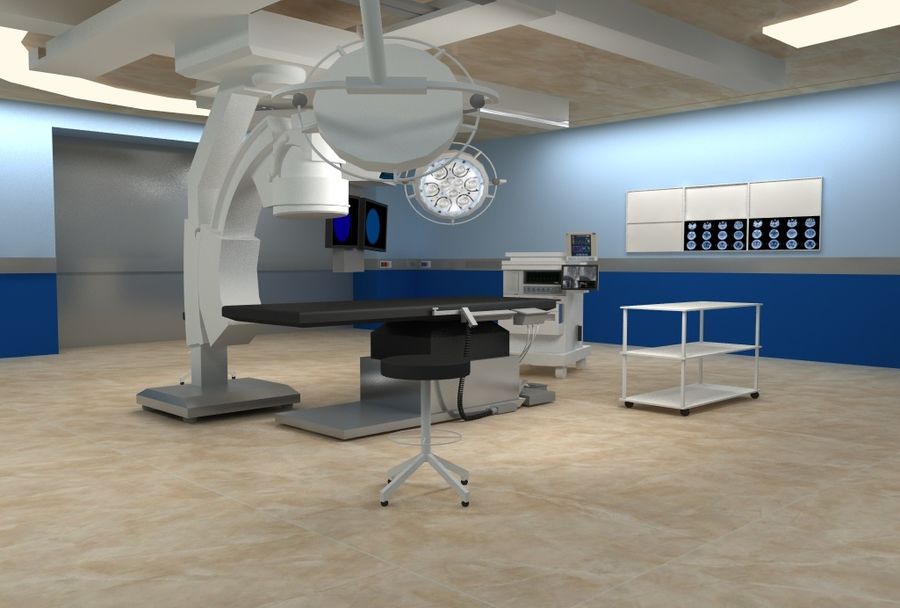 surgery room architecture medical model rajeshraj86 science scifi structure 3D print model - Mito3D