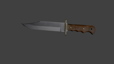 survival knife survivalknife weapons 3d print model - Mito3D