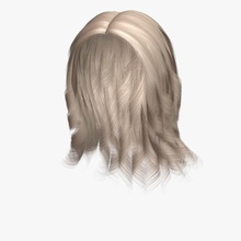 susan saç 3dmag sarışın çocuk karakter bakım ürünleri kuaför kürk kız haar modeli kıllı taç olacaktır insan adam model pelo periwig peruke shag taupe peruk bıyıkları kadın 3d print model - Mito3D