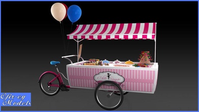 sweets cart architecture booth candy city cool cream elements food freezer fro ice icecream kiosk model ofirc1 parking product retail shop stand street sweet 3d print model - Mito3D