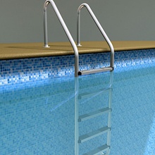 yüzme havuzu merdiven mimarlık banyo gün ışığı elemanları escala escalera dış bahçe hobiler megalodon24 model açık piscina halk spor yaz güneş su 3d print model - Mito3D