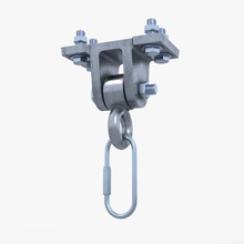swing hanger 3d architecture bolted carabiner ceiling chain elements equipment gear hardware hook mabioca model mount nut plated ring screwlock sport stainless steel tool washer 3d print model - Mito3D