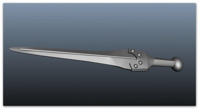 kılıç silah 3d print model - Mito3D