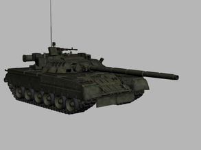 tanque t-80 80 80u o afeganistão batalha battledwarf canhão jogo a máquina militar modelo russo soviética t t80 t80u do veículo arma 3d print model - Mito3D