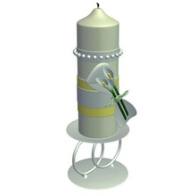 table candle v1 decorations printable lowpoly 3d print model - Mito3D