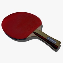 table tennis paddle bat bromberger model ping pingpong pong racket racquet sport tabletennis 3d print model - Mito3D