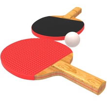 table tennis racket 3d 3dm 3ds aadesignaa balls hobbies igs keyshot model obj real render rhino sport step 3d print model - Mito3D