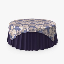 tablecloth 4 banquet chair cloth cover dining furnishings furniture holiday model ms dessi restaurant round table tableware wedding 3d print model - Mito3D