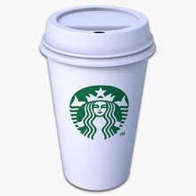 takeout coffee cup starbucks design beverage brokenverts cafe container drinking fast food go house lid model paper plastic restaurant travel 3d print model - Mito3D