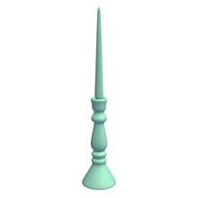 tall candle complex base v2 household items printable lowpoly 3d print model - Mito3D