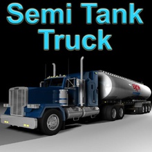 tankerrar Amerikan araba taşıyıcı sarnıç 18 gaz ağır endüstriyel lorry yağ petrol pumpkinhead3d yarı çekici semitruck tank tanker rar traktör römork kamyon bize araç wheeler 3d print model - Mito3D
