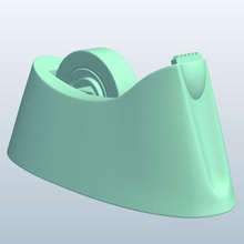 ruban adhésif transparent, y compris distributeur de v2 la bande transparent outils l'équipement le imprimable lowpoly les 3d print model - Mito3D