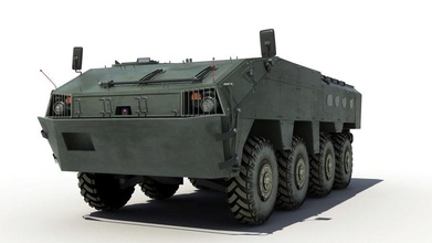 tata kestrel apc amphibie l'apc blindés d'assaut bmp l'inde militaires de modèle ruslan76 le réservoir transport véhicule la roue 3d print model - Mito3D