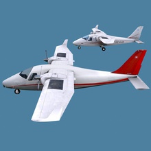 tecnam p2006t - 2 livree aeromobili aereo business il design drzewiecki livrea modello piano privato elica sport 3d print model - Mito3D