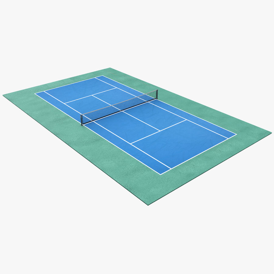 tennis pitch 3d 3ds arenas studio balls c4d court equipment ground lower max maya model models net playground playing poly pro real realistic sport stadium time vray 3D print model - Mito3D