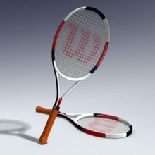tennis racket adam character clothes exercise film fun model outdoors sport walker 3d print model - Mito3D