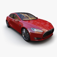 tesla model s 3d de automóviles la automoción coche eléctrico lujo modelo fuente deporte vehículo 3d print model - Mito3D