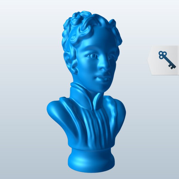 thcenturysaloongirl v1 19th century saloon girl statues busts printable lowpoly 3D print model - Mito3D