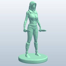thief daggers v1 two people printable lowpoly 3d print model - Mito3D