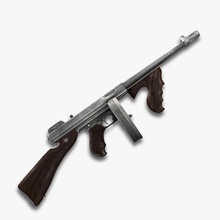 thompson m1927 submachine gun 45 antique colt firearm gangster handgun kornswag mafia military model outdoor realistic smg submashine thomson tommy tompson tomy war weapon wwii 3d print model - Mito3D