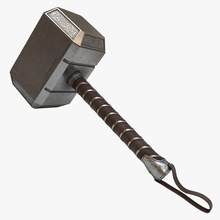 thor's hammer mjolnir low poly version 3d assets blunt charactes classic exotic game gameready gear 2012 interior lower melee mjlnir model normal pbr props realistic rig s sport thor vray weapon 3d print model - Mito3D