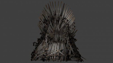 throne chair 3d print model - Mito3D