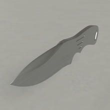 faca de arremesso lâmina o corte punhal hcgremlin corpo-a-corpo modelo projétil lança espada jogando arma 3d print model - Mito3D