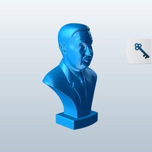 thurgood marshall v1 personas imprimible lowpoly 3d print model - Mito3D
